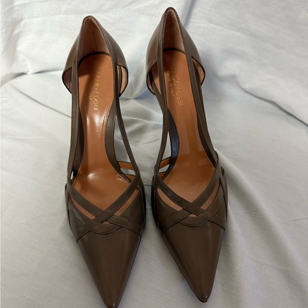 Sergio Rossi Brown Heels
